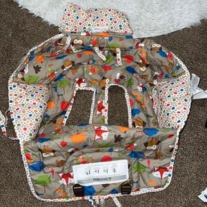 HP!! 🥳 Baby Fox, woodland shopping cart, high chair cover